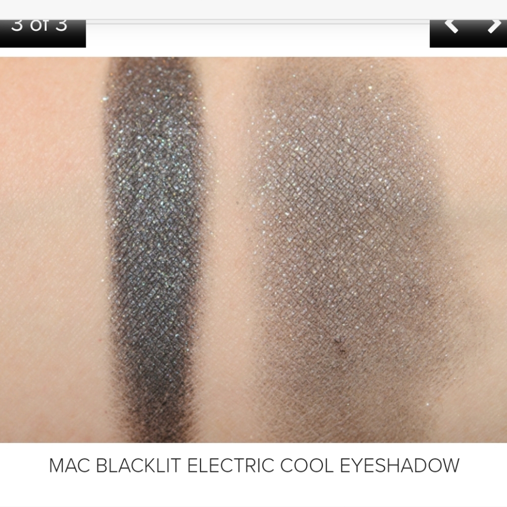 🧚‍♀️BLACKLIT Mac RARE Electro Cool Eyeshadow Single NWT - Picture 4 of 8